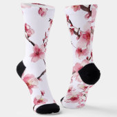 Cherry Blossom Socken (Gewinkelt)