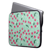 Cherry Blossom: Sommerfestes Design Laptopschutzhülle (Vorderseite Links)