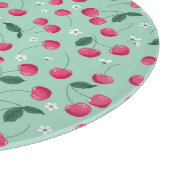 Cherry Blossom: Sommerfestes Design Schneidebrett (Ecke)