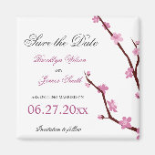 Cherry Blossom speichert das Datum Magnete Magnet (Vorne)