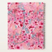 Cherry Blossom Spiral Desk Planner Planer (Rückseite)