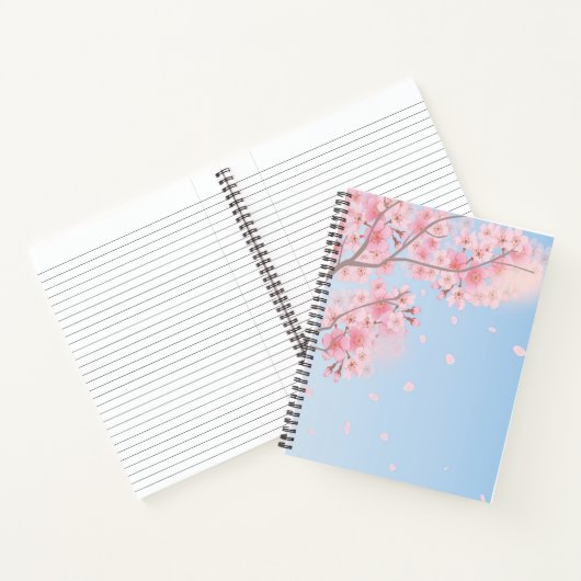 Cherry Blossom Spiral Notebook Notizblock (Innenseite)