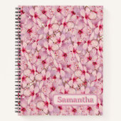 Cherry Blossom Spiral Notebook Notizblock (Vorderseite)