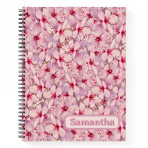 Cherry Blossom Spiral Notebook