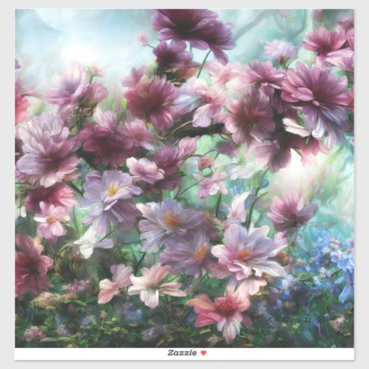 Cherry Blossom Splash Aufkleber (Blatt)