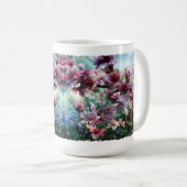 Cherry Blossom Splash Blume Kaffeetasse (VorderseiteRechts)