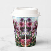 Cherry Blossom Splash Blume Pappbecher (Rechts)