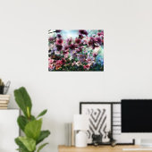 Cherry Blossom Splash Blume Poster (Heimbüro)