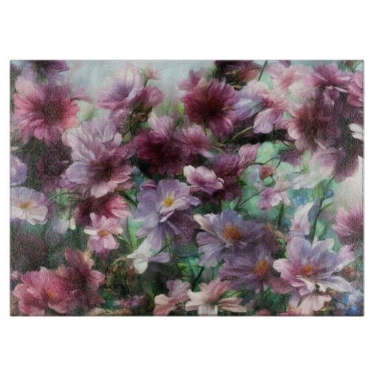 Cherry Blossom Splash Blume Schneidebrett (Vorderseite)