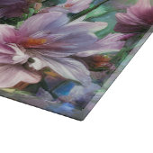 Cherry Blossom Splash Blume Schneidebrett (Ecke)