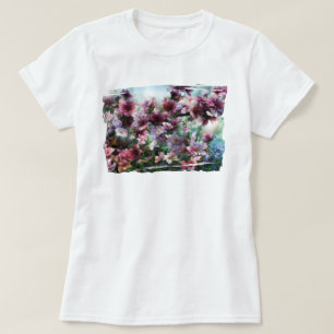 Cherry Blossom Splash Blume T-Shirt