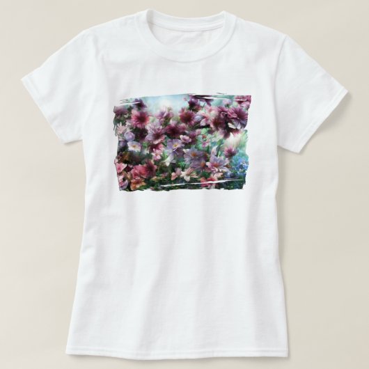 Cherry Blossom Splash Blume T-Shirt (Design vorne)
