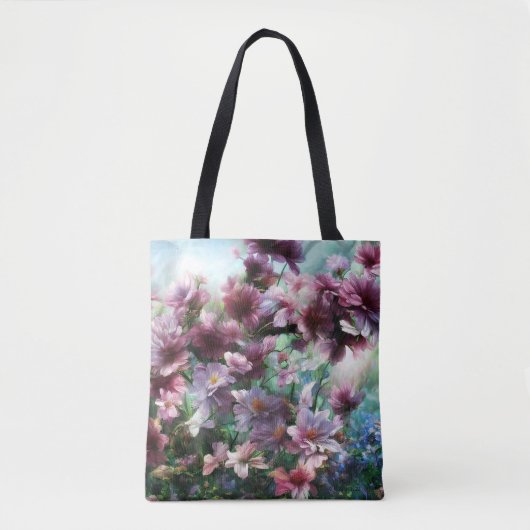 Cherry Blossom Splash Blume Tasche (Vorderseite)