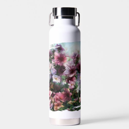 Cherry Blossom Splash Blume Trinkflasche (Vorne)