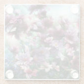 Cherry Blossom Splash Glasuntersetzer (Rückseite)