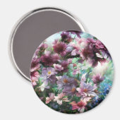 Cherry Blossom Splash Magnet (Vorderseite/Rückseite)