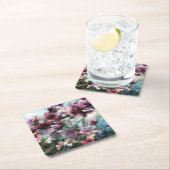 Cherry Blossom Splash Rechteckiger Pappuntersetzer (Vor Ort)