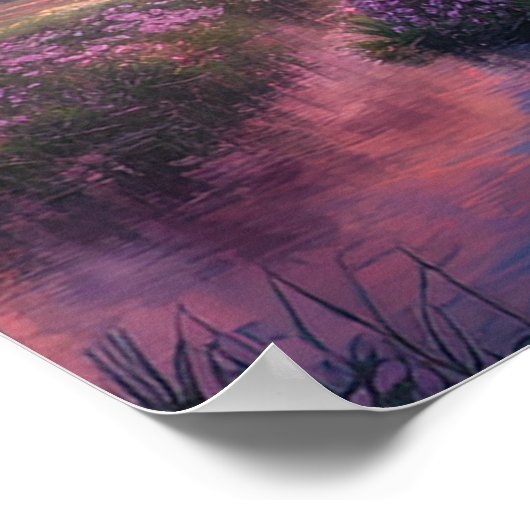 Cherry Blossom Spring Abend Poster (Ecke)