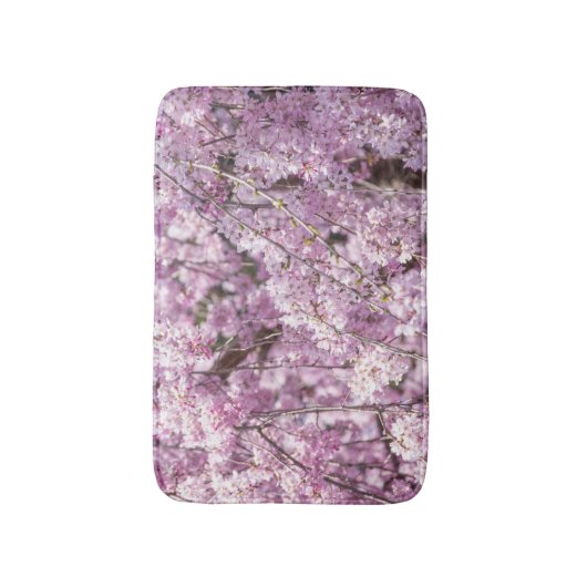 Cherry Blossom Spring Badematte (Vorderseite Vertikal)
