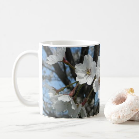 Cherry Blossom Spring Coffee Tasse (Mit Donut)