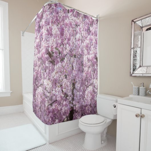 Cherry Blossom Spring Duschvorhang (Beispiel)