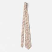 Cherry Blossom Spring Floral Pattern Krawatte (Rückseite)