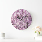 Cherry Blossom Spring Große Wanduhr (Zuhause)