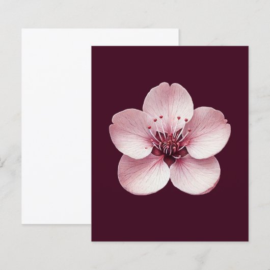 Cherry Blossom Stationery (Vorne/Hinten)