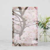 Cherry-Blossom-Stationierung Briefpapier (Stehend Vorderseite)