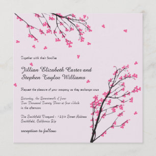 Cherry Blossom Stem - Einladung zur Hochzeit auf d