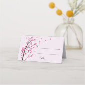 Cherry Blossom Stem - Escort Card Platzkarte (Vorderseite)