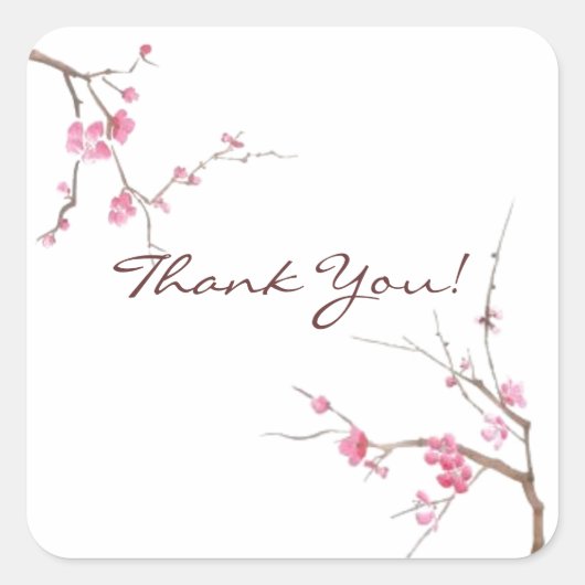 Cherry Blossom Sticker - Anpassbar (Vorderseite)