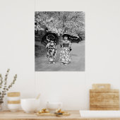 Cherry Blossom Stroll, 1925 Poster (Küche)