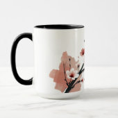 Cherry Blossom Sumi-e Tasse (Links)