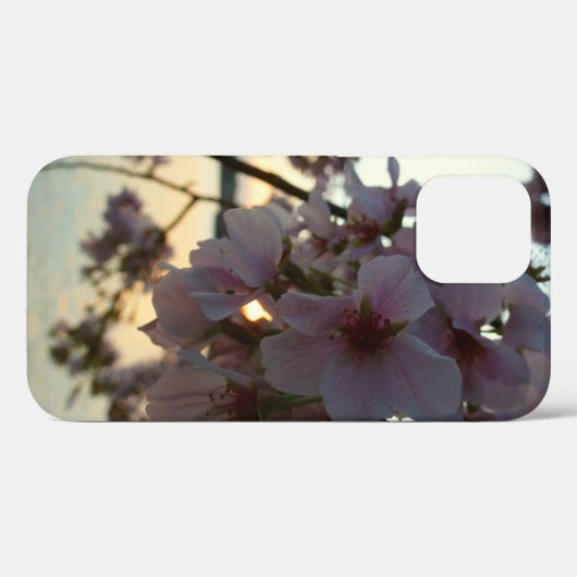 Cherry Blossom Sunset in Washington DC Case-Mate iPhone Hülle (Rückseite (Horizontal))
