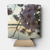 Cherry Blossom Sunset in Washington DC Dosenkühler (Rückseite)