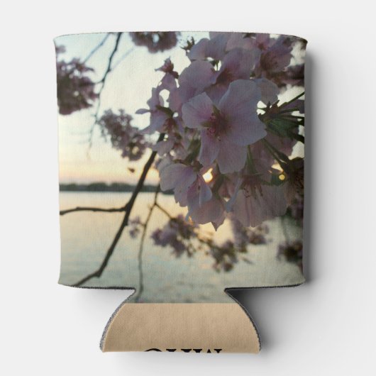 Cherry Blossom Sunset in Washington DC Dosenkühler (Rückseite)