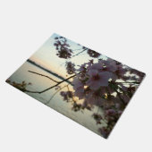 Cherry Blossom Sunset in Washington DC Fußmatte (Schrägansicht)