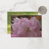 Cherry Blossom Sympathy Card Mitteilungskarte (Vorderseite/Rückseite Beispiel)
