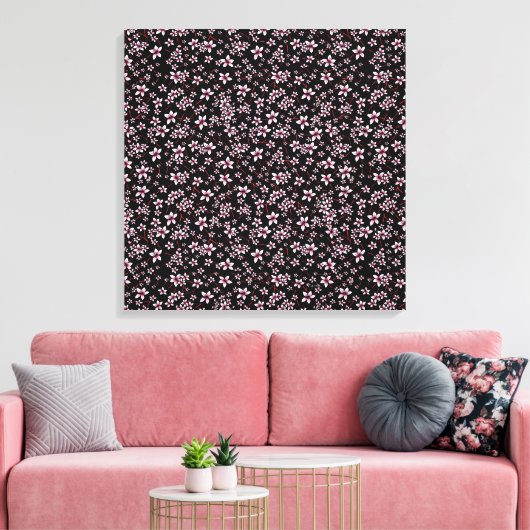 Cherry Blossom Tapestry Leinwanddruck (Insitu (Wohnzimmer))