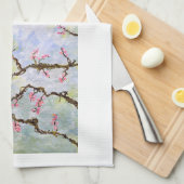 Cherry Blossom Teetuch Geschirrtuch (Viertel Falte)