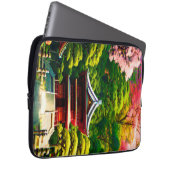 Cherry Blossom Temple Laptopschutzhülle (Vorne Rechts)