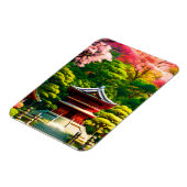 Cherry Blossom Temple Magnet (Linke Seite)