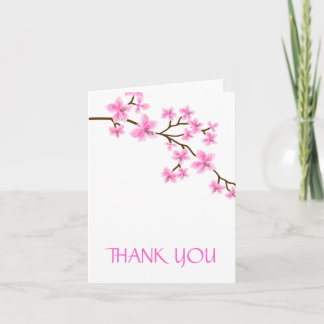 Cherry Blossom Thank you card Dankeskarte