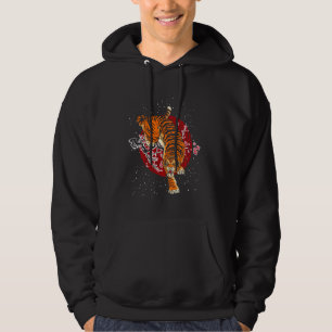 Cherry Blossom Tiger Hoodie