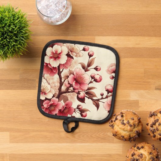 Cherry Blossom Topflappen (Oben Unten)