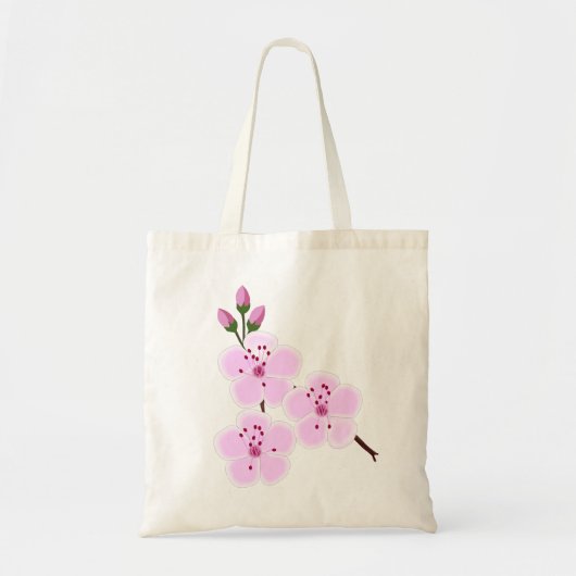 Cherry Blossom Tote Bag Tragetasche (Vorne)