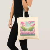Cherry Blossom Tote Bag Tragetasche (Vorderseite (Produkt))