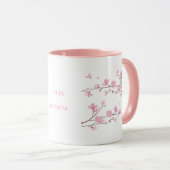 Cherry Blossom - transparent Tasse (VorderseiteRechts)