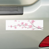 Cherry Blossom - Transparenter Hintergrund Autoaufkleber (Auf Auto)